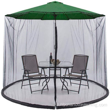 Patio verstelbare paraplu hangende tent polyester gaas